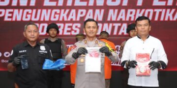Polres Bontang Amankan 503 Gram Sabu dalam Kotak Susu