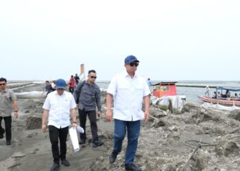 Tinjau Lokasi Terindikasi Manipulasi Data di Kawasan Pagar Laut Bekasi, Menteri Nusron Akan Tindak Tegas Pelaku