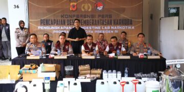 Polri Ungkap Laboratorium Clandestine Narkoba Terbesar di Jawa Barat, 5 Juta Jiwa Diselamatkan