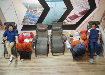 Peringati Bulan K3 Nasional PLN UIP KLT Gelar Aksi Donor Darah