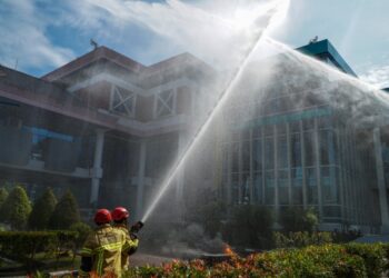 UPP KLT 1 Gelar Simulasi Tanggap Darurat Bersama BPBD Kota Balikpapan