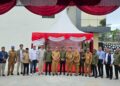 Pembukaan Kegiatan Pasar Murah di Aula Kantor Kelurahan Gunung Bahagia, Kecamatan Balikpapan Selatan, Senin 24 Februari 2025. (Jan)