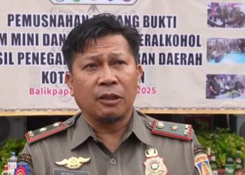 Kepala Satuan Polisi Pamong Praja (Satpol PP) Balikpapan, Boedi Liliono.