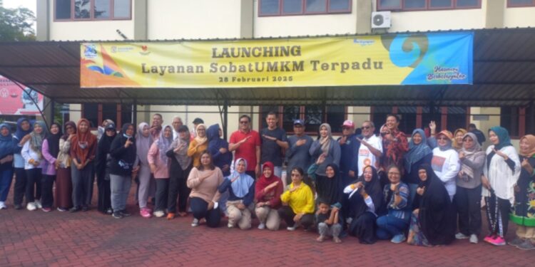 Peluncuran layanan Sobat UMKM Terpadu pada Jumat, 28 Februari 2028