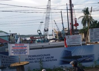 Lokasi pembangunan Rumah Sakit di kawasan Balikpapan Barat