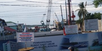 Lokasi pembangunan Rumah Sakit di kawasan Balikpapan Barat