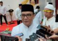 Wakil Wali Kota Balikpapan, Bagus Susetyo, saat diwawancarai wartawan 