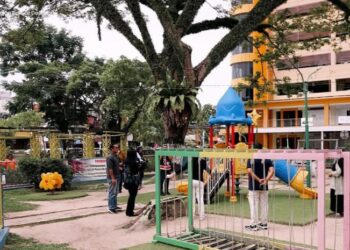 Ruang Bermain Ramah Anak (RBRA) di Taman Bekapai Balikpapan