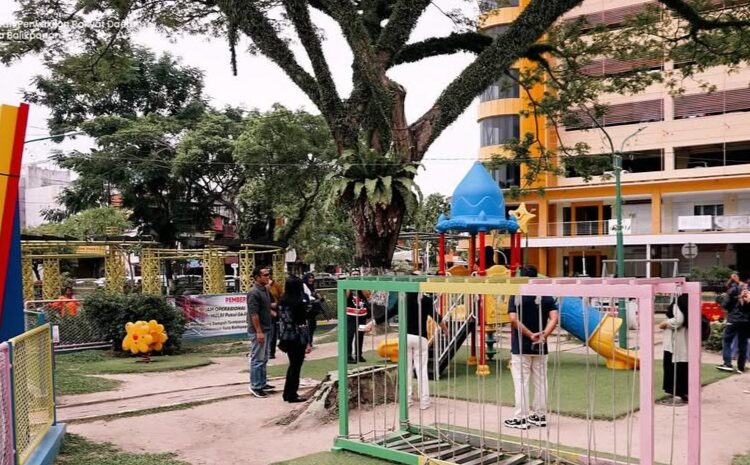 Ruang Bermain Ramah Anak (RBRA) di Taman Bekapai Balikpapan