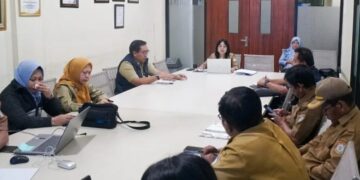 Disparpora Balikpapan mengadakan rapat koordinasi di Kantor Disparpora pada Senin, 10 Maret 2025