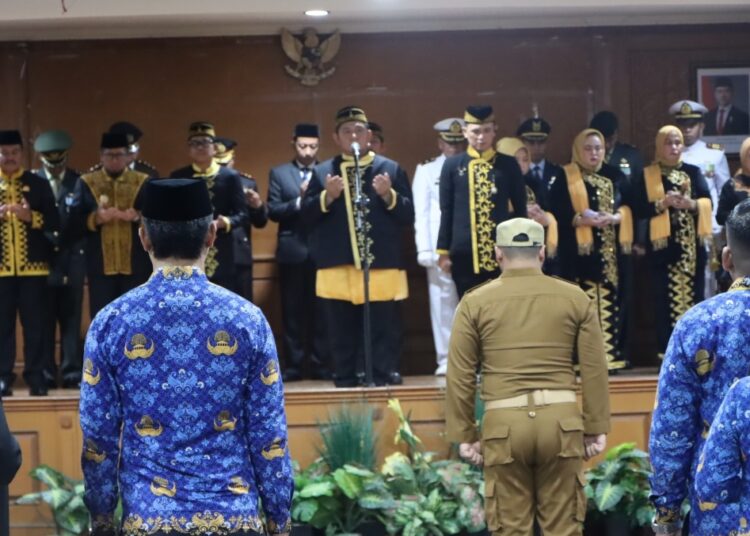 Bupati PPU, Mudyat Noor, memimpin upacara