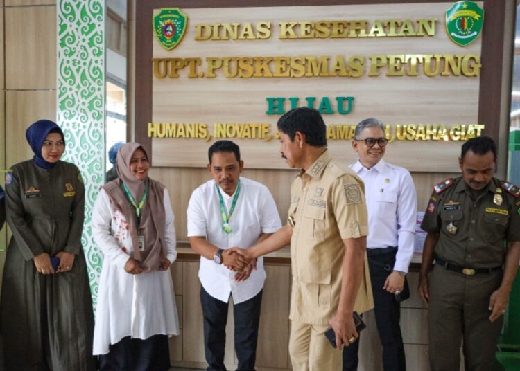 Inspeksi mendadak (sidak) ke UPT Puskesmas Petung, Kecamatan Penajam