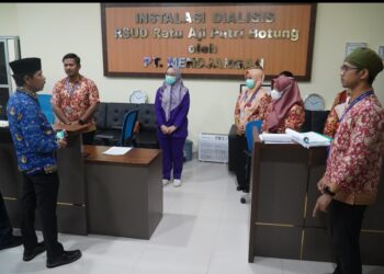 Abdul Waris Muin, melakukan inspeksi mendadak (sidak) ke Rumah Sakit Umum Daerah (RSUD) Ratu Aji Putri Botung (RAPB) Nipah-Nipah pada Senin, 17 Maret 2025