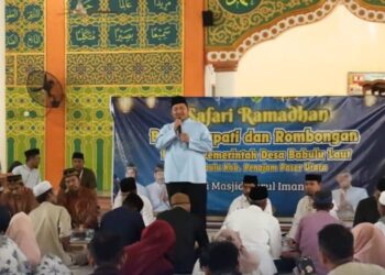 Safari Ramadan di Masjid Nurul Iman, Desa Babulu Laut, Kecamatan Babulu