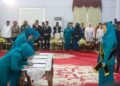 Istri Bupati Penajam Paser Utara (PPU), Dewi Yuliana, resmi dilantik