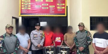 Satgas Pamtas Gagalkan Penyelundupan Miras Malaysia di Perbatasan Nunukan