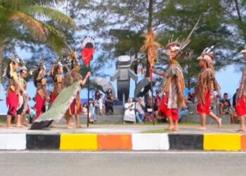 Data Disparpora mencatat total 40.720 wisatawan mengunjungi Pantai Manggar selama periode libur lebaran