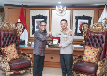 Rahmad Mas'ud, menerima kunjungan silaturahmi Kapolda Kaltim, Irjen Pol Endar Priantoro, pada Kamis, 10 April 2025