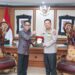 Rahmad Mas'ud, menerima kunjungan silaturahmi Kapolda Kaltim, Irjen Pol Endar Priantoro, pada Kamis, 10 April 2025