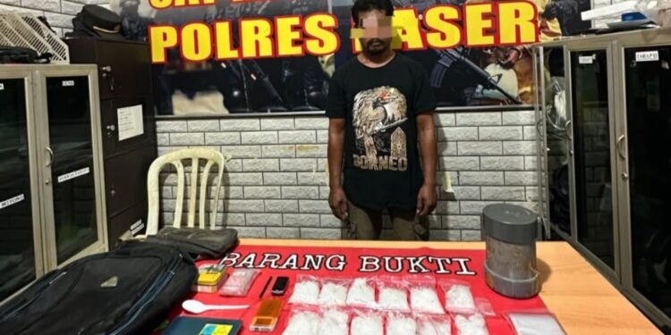 Polres Paser Ungkap Peredaran Sabu Setengah Kilogram, Modus Simpan dalam Pipa Paralon