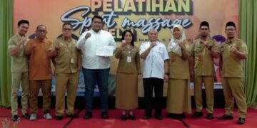 Pelatihan sport massage pada Selasa, 15 April 2025 di Platinum Hotel Balikpapan.