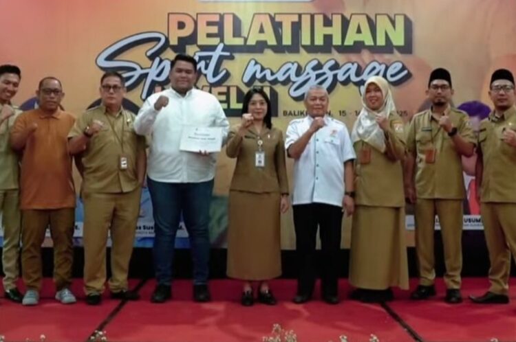 Pelatihan sport massage pada Selasa, 15 April 2025 di Platinum Hotel Balikpapan.