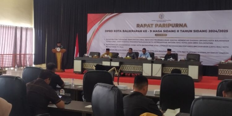 Paripurna ke-9 DPRD Balikpapan Bahas RPJMD, LKPJ, dan Tata Tertib Dewan