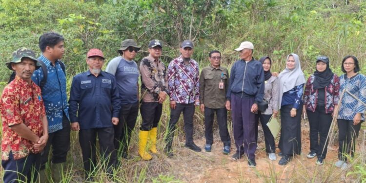 Identifikasi dan peninjauan batas lahan aset di Kelurahan Nipah-Nipah