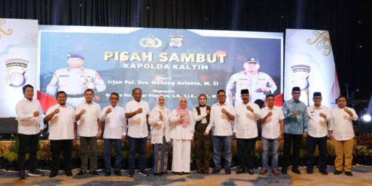 Bupati Penajam Paser Utara (PPU) Mudyat Noor, hadiri pisah sambut Kapolda Kaltim