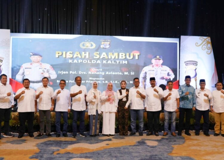 Bupati Penajam Paser Utara (PPU) Mudyat Noor, hadiri pisah sambut Kapolda Kaltim