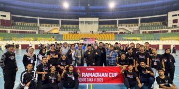 Turnamen Futsal Ramadhan Cup Benuo Taka V 2025 resmi ditutup Wakil Bupati PPU, Abdul Waris Muin