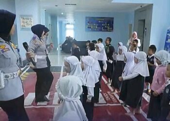 Dishub kembali menggelar sosialisasi keselamatan lalu lintas dengan menyasar siswa-siswi Taman Kanak-Kanak (TK) 