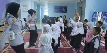 Dishub kembali menggelar sosialisasi keselamatan lalu lintas dengan menyasar siswa-siswi Taman Kanak-Kanak (TK) 