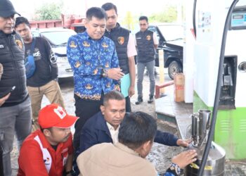 KUKM Perindag PPU sidak SPBU