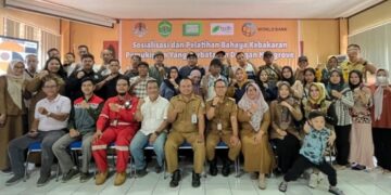 Sosialisasi dan Pelatihan Bahaya Kebakaran Permukiman pada Selasa, 6 Mei 2025.