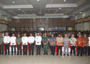 Bupati Mudyat Noor menghadiri Rapat Koordinasi Percepatan Swasembada Pangan yang digelar di Markas Kodam VI/Mulawarman