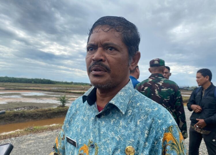 Kepala Dinas Pertanian PPU, Andi Trasodiharto, menyoroti pentingnya ketersediaan alat pertanian saat kunjungan Mentan