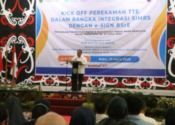 Kick off perekaman Tanda Tangan Elektronik (TTE) 