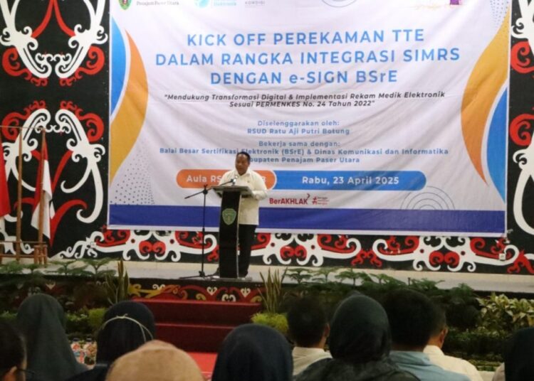 Kick off perekaman Tanda Tangan Elektronik (TTE) 