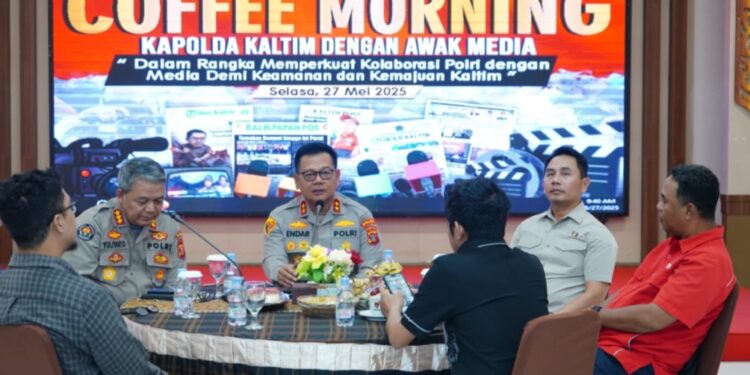 Ngobrol Santai, Bahas Serius: Kapolda Kaltim dan Media Bicara Transparansi
