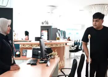 Ruang pelayanan di mall pelayanan publik DPMPTSP Balikpapan