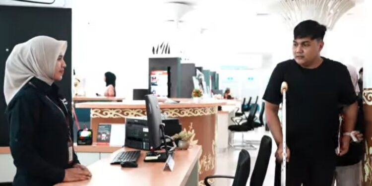 Ruang pelayanan di mall pelayanan publik DPMPTSP Balikpapan