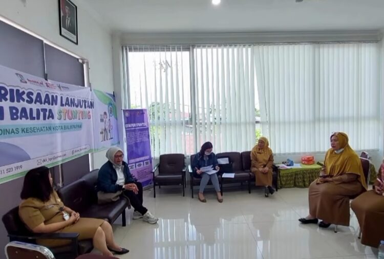 Pemeriksaan Lanjutan di Puskesmas Lamaru, DKK Balikpapan Fokus Tangani Balita Stunting