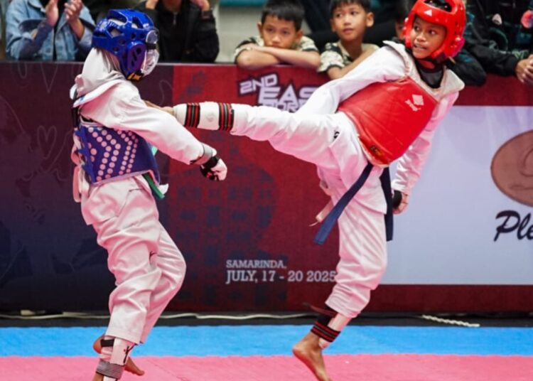 Khanza Buktikan Taji Lewat Emas Taekwondo Internasional