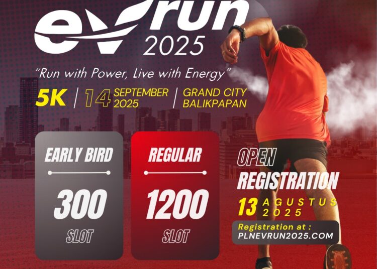 PLN EV Run 2025 Siap Gebrak Balikpapan, Semua Slot Early Bird Ludes Dalam 2 Jam