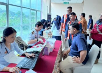 KKT dan BKK Balikpapan Kolaborasi Gelar Pemeriksaan Kesehatan Gratis untuk Pekerja Pelabuhan