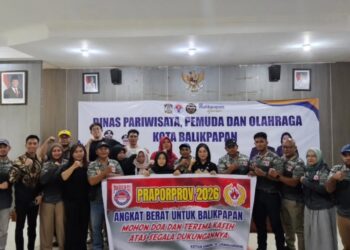 Disporapar Balikpapan Lepas Atlet Menuju Kejurnas dan Babak Kualifikasi PORPROV VII Kaltim