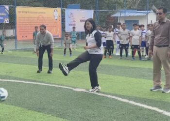 Ratih Kusuma Buka Turnamen Futsal AURA 2025, Bentuk Karakter dan Prestasi Sejak Usia Dini