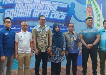 Sekretaris Disporapar Balikpapan Dorong Pembinaan Atlet Muda Lewat Piala Gubernur Kaltim Squash Open 2025