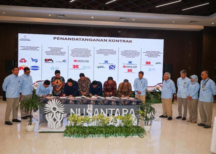 Otorita IKN Teken Enam Kontrak Strategis untuk Percepat Pembangunan Kawasan Legislatif dan Yudikatif